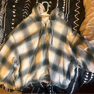 Plaid Hooded Jacket